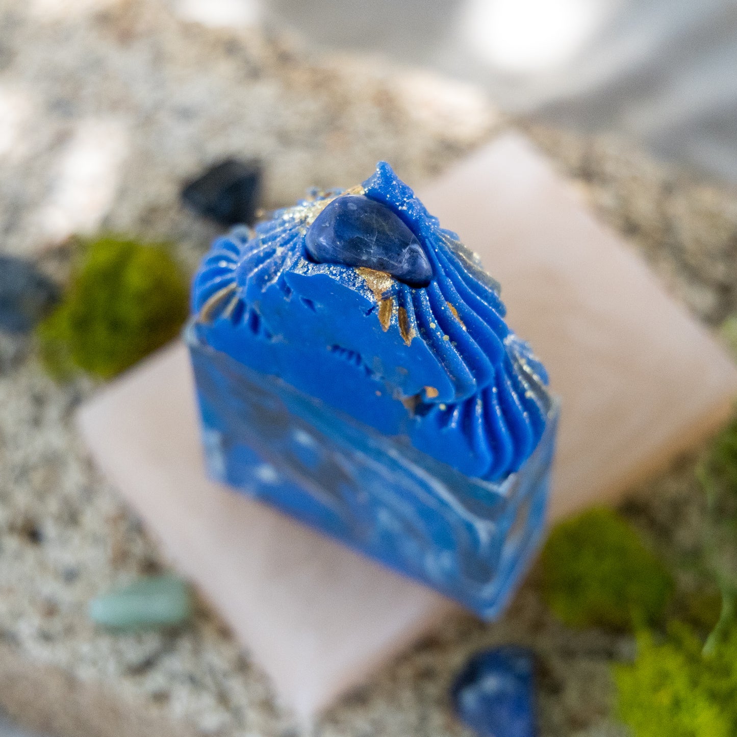 Lapis Lazuli Frosted Soap