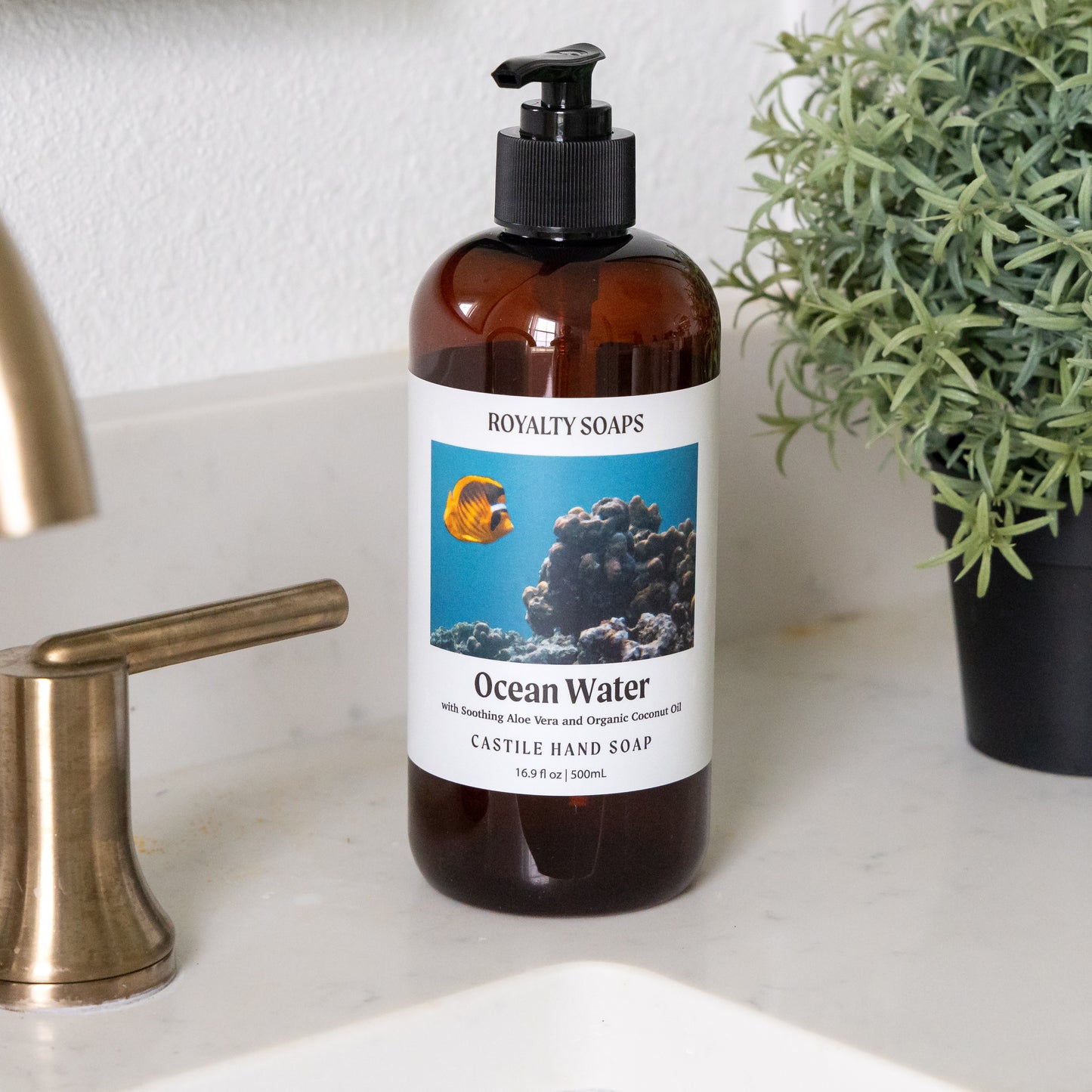 Ocean Water Castile Liquid Hand Soap
