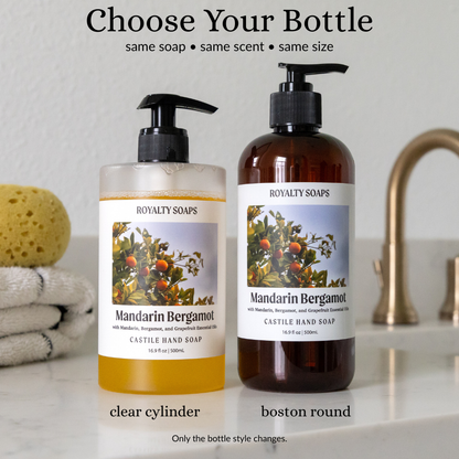 Mandarin Bergamot Castile Liquid Hand Soap