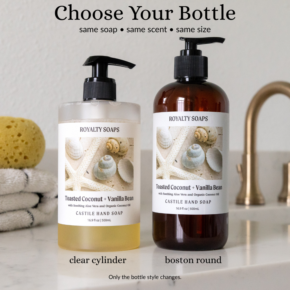 Toasted Coconut + Vanilla Bean Castile Liquid Hand Soap