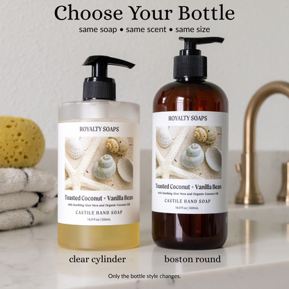 Toasted Coconut + Vanilla Bean Castile Liquid Hand Soap
