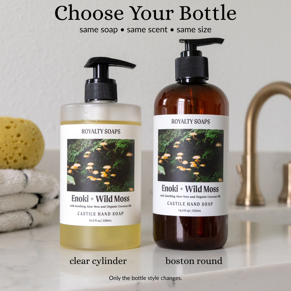Enoki + Wild Moss Castile Liquid Hand Soap
