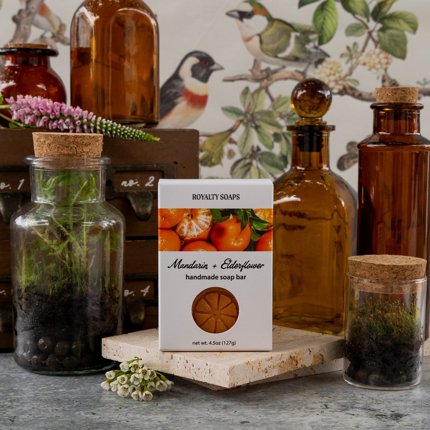 Mandarin + Elderflower Artisan Soap