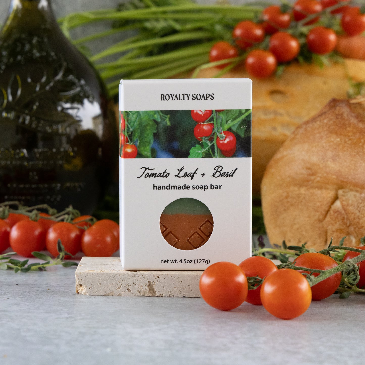 Tomato Leaf + Basil Artisan Soap