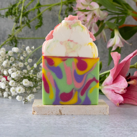 Market Bouquet Frosted Soap