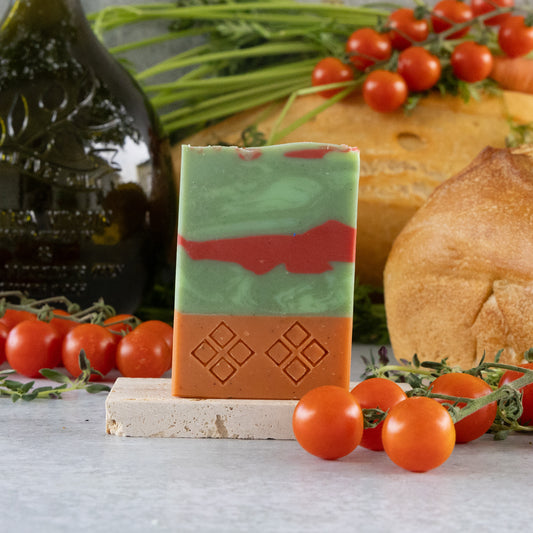 Tomato Leaf + Basil Artisan Soap