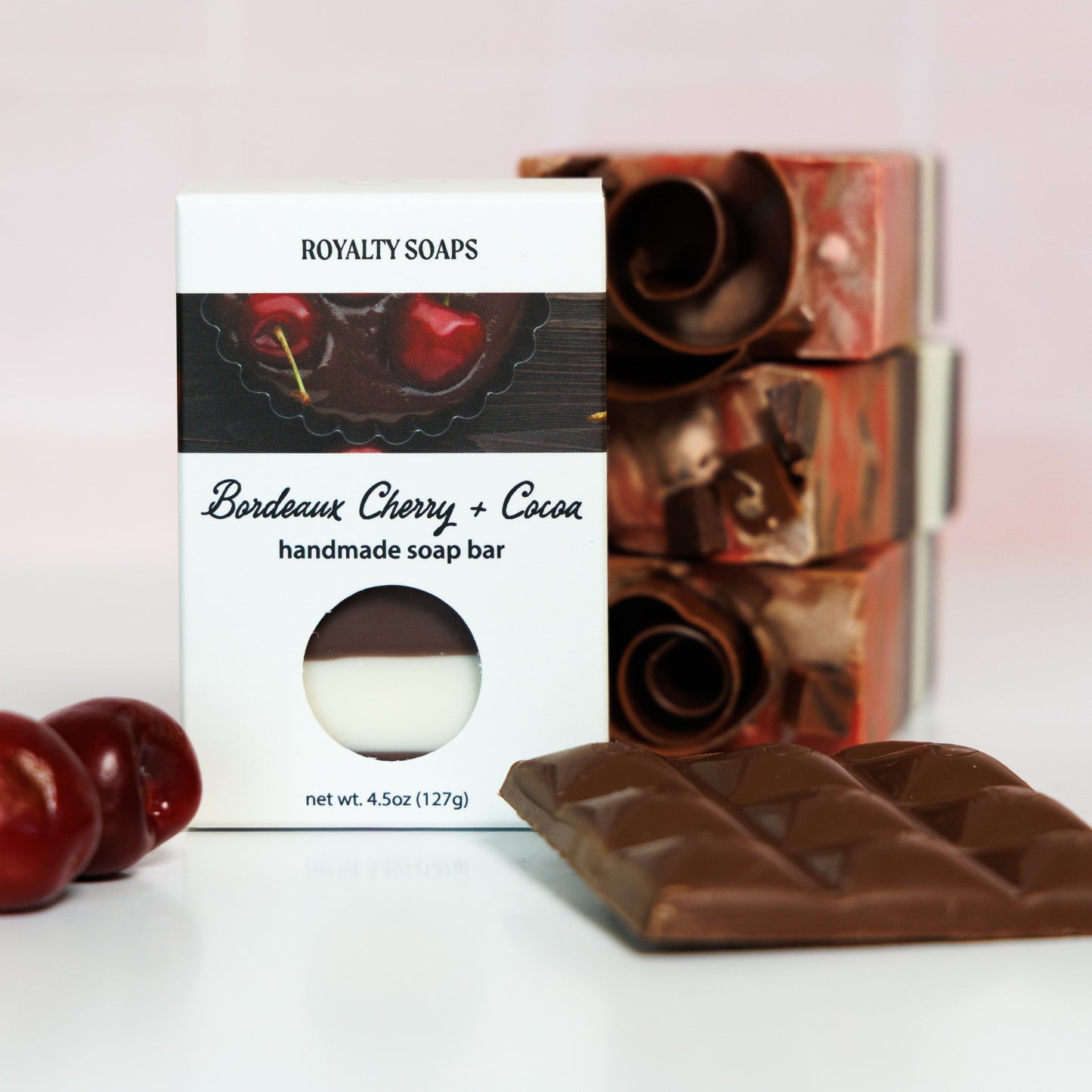 Bordeaux Cherry + Cocoa Artisan Soap