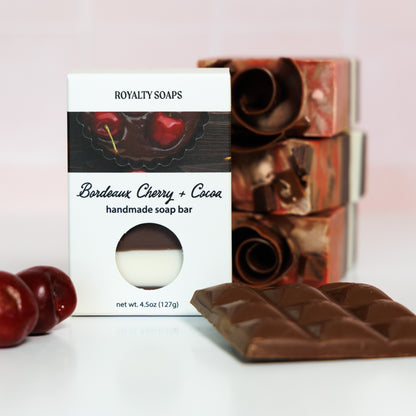 Bordeaux Cherry + Cocoa Artisan Soap