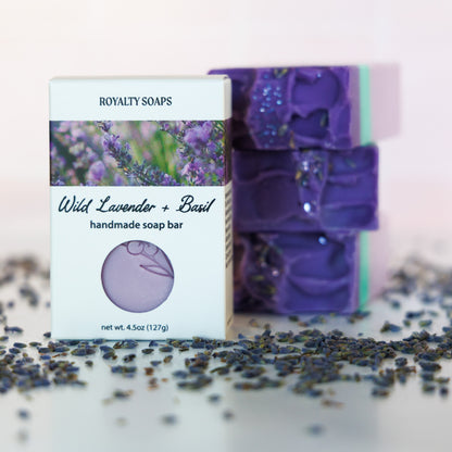 Wild Lavender + Basil Artisan Soap
