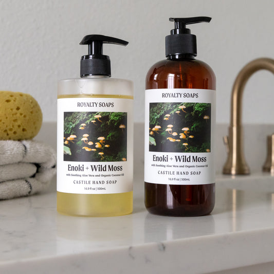 Enoki + Wild Moss Castile Liquid Hand Soap
