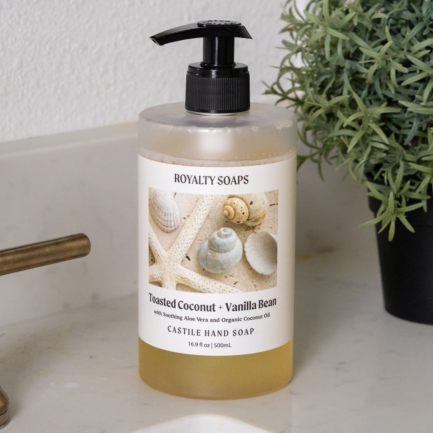 Toasted Coconut + Vanilla Bean Castile Liquid Hand Soap