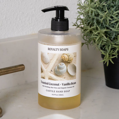 Toasted Coconut + Vanilla Bean Castile Liquid Hand Soap