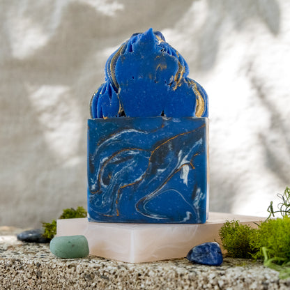 Lapis Lazuli Frosted Soap