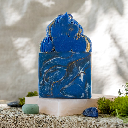 Lapis Lazuli Frosted Soap