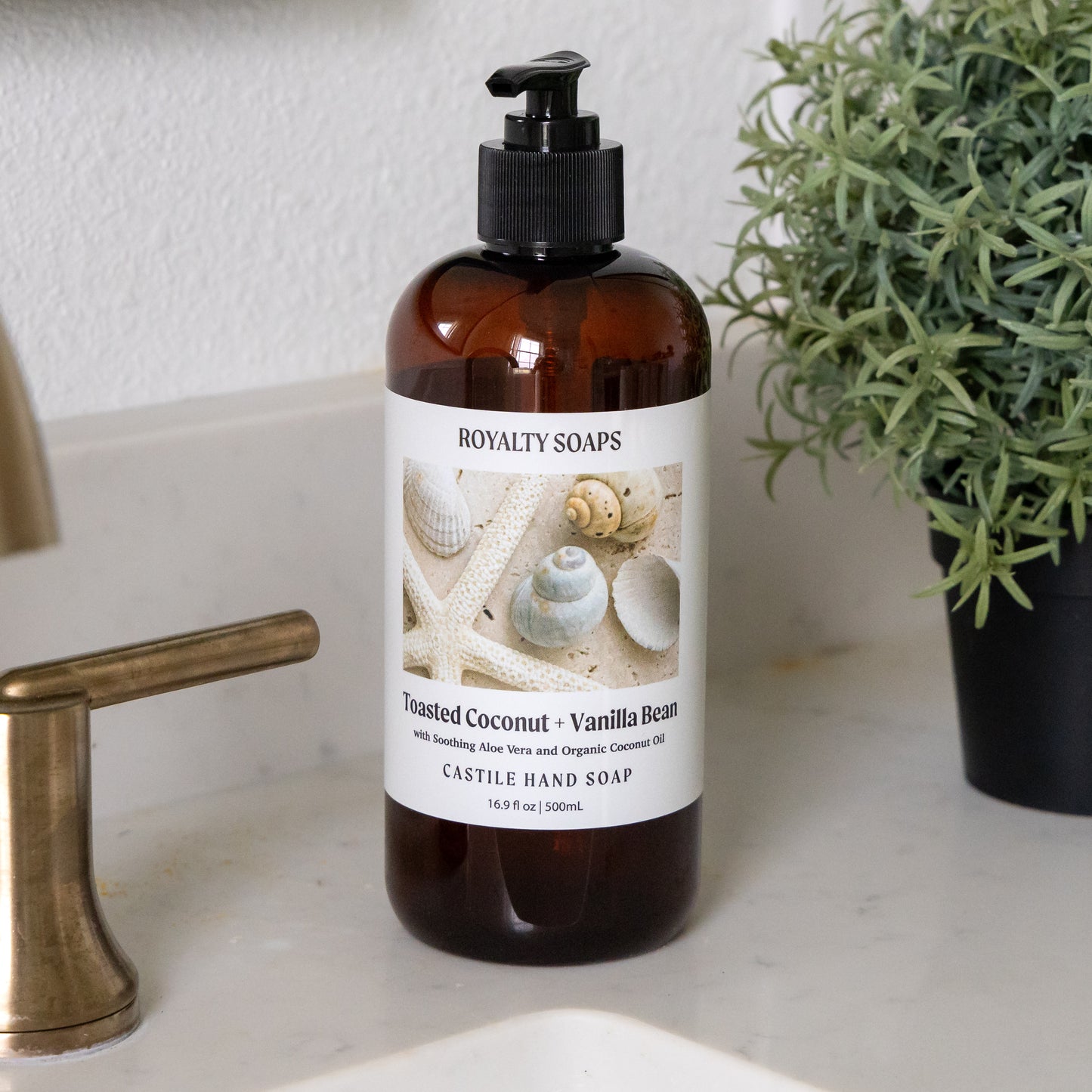 Toasted Coconut + Vanilla Bean Castile Liquid Hand Soap
