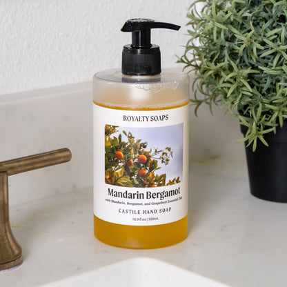 Mandarin Bergamot Castile Liquid Hand Soap