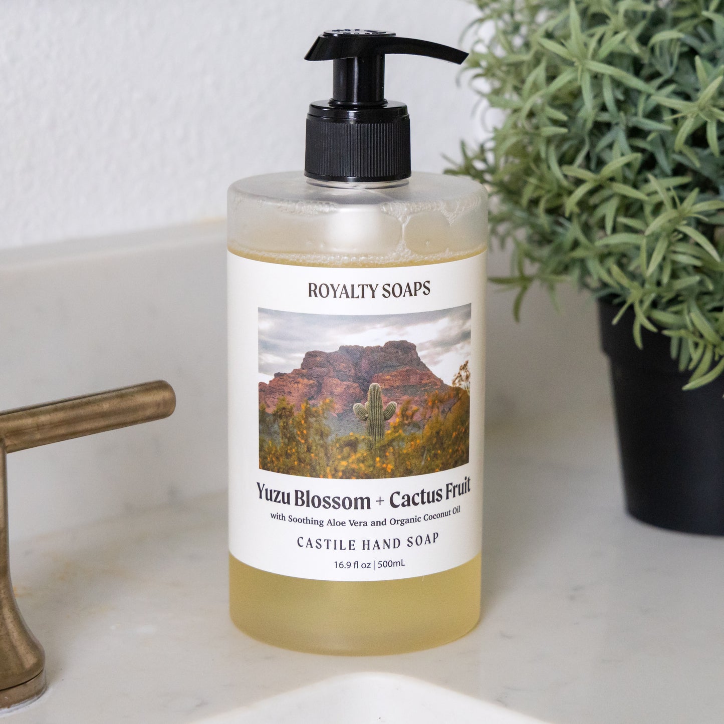 Yuzu Blossom + Cactus Fruit Castile Liquid Hand Soap